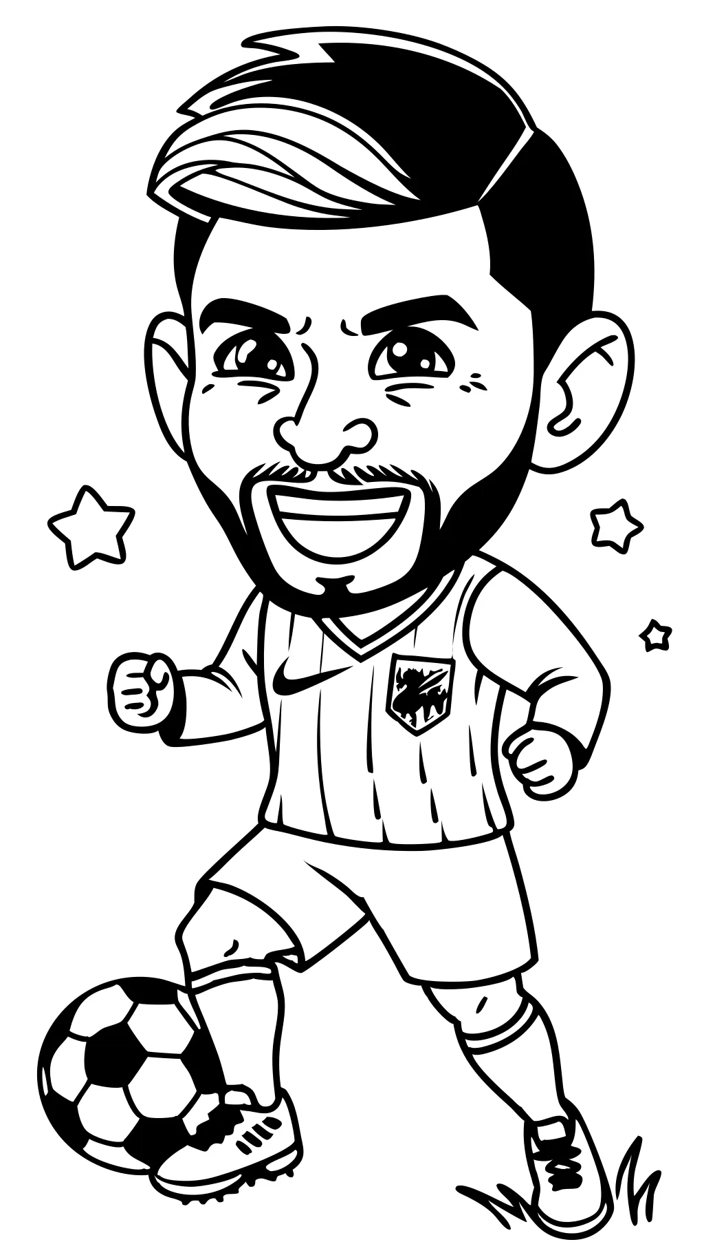 coloring pages messi